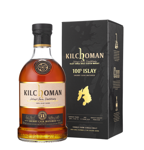 100% ISLAY SHERRY CASK MATURED - 11 YEARS OLD (price ex vat)